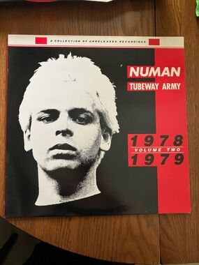 1985 Gary Numan Tubeway Army 1978/1979 Vol 2 12” Red Vinyl EP #BEG 123E Beggars